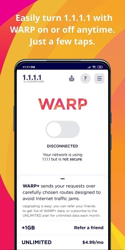 1.1.1.1 6.38.2 (Free WARP)