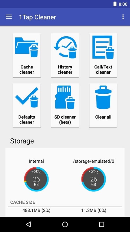 1Tap Cleaner Pro 4.81 (Optimized/No ads)