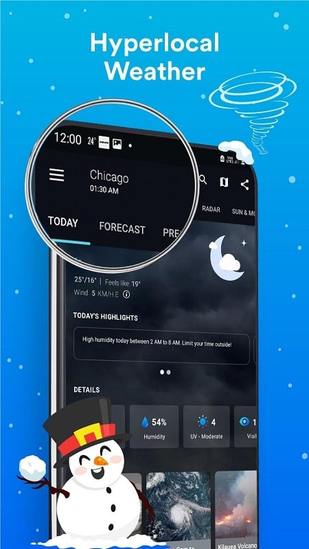 1Weather: Forecast & Radar 10.0.4 (Unlocked Pro)