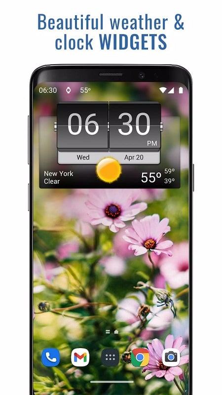3D Flip Clock & Weather 7.60.1 (Premium unlocked)