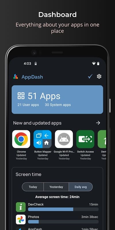 AppDashÂ  2.18 (Unlocked Pro)