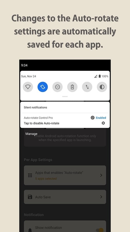Auto-rotate Control Pro 3.0.0 (N/A)