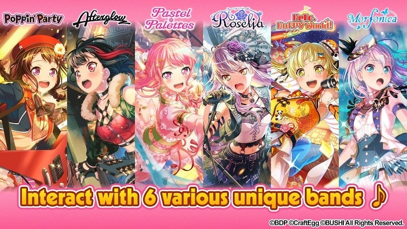 BanG Dream! Girls Band Party! 8.4.6 (Menu/Auto Dance, Perfect)