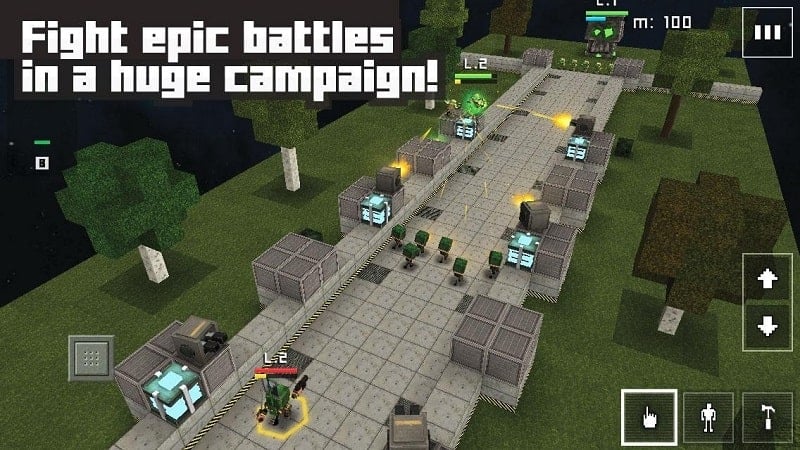 Block Fortress: War 1.00.23 (Unlimited money)