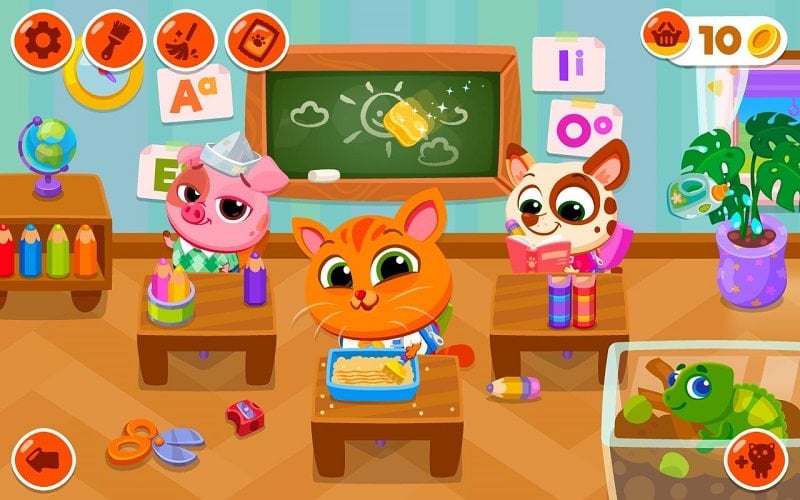 Bubbu School 1.47 (Unlimited money, unlocked)