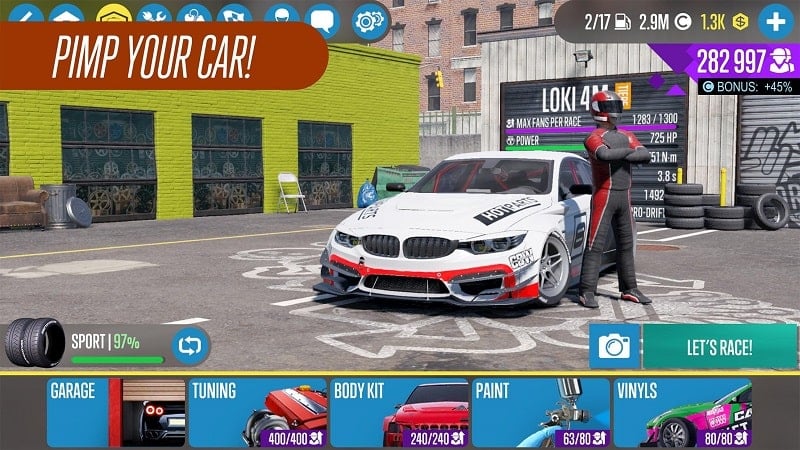 CarX Drift Racing 2 1.36.1 (Menu, Unlimited money, unlocked)