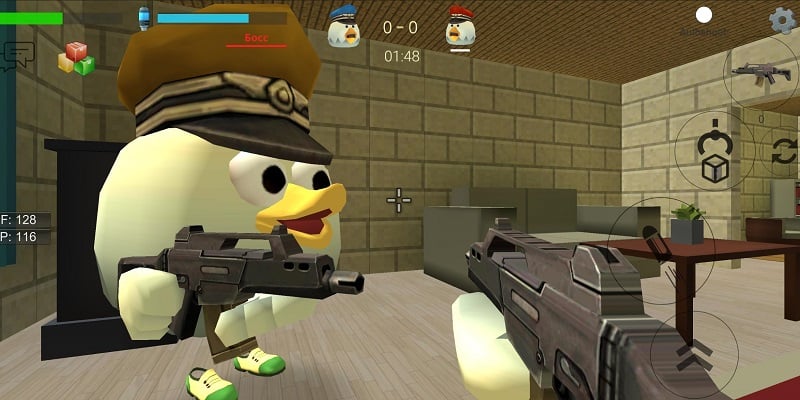 Chicken Gun 4.7.02 (Unlimited money/God mode/Level/Antiban)