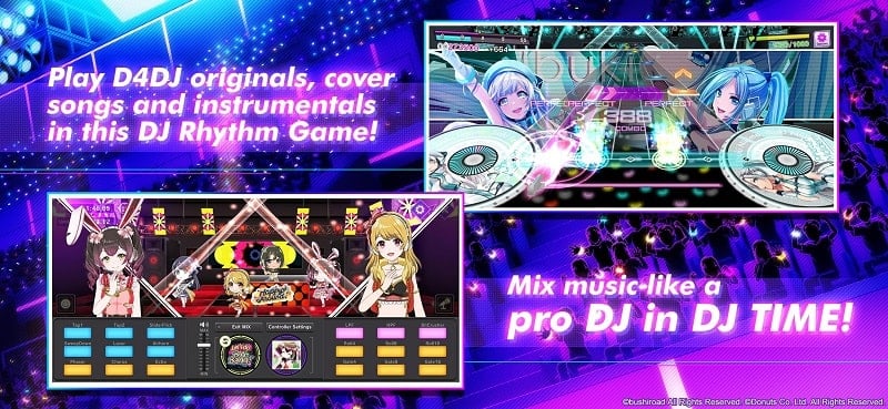 D4DJ Groovy Mix 8.0.1 (Menu, Auto Dance/Perfect)