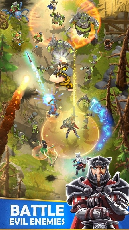 Darkfire Heroes 1.28.2 (Menu/Spell, Mana, God mode, Damage x10)