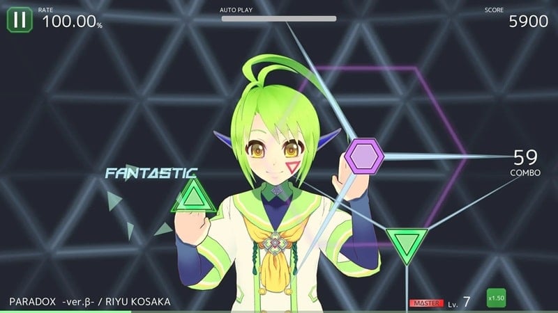 DeltaBeats 1.7.0 (Unlocked song)