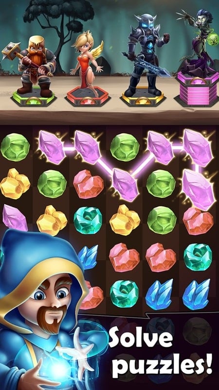 Dragons Diamonds 2.0.62 (Menu/Unlimited Currency/Gems/Dumb Enemy)