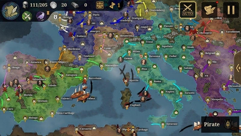 European War 7: Medieval 3.1.4 (Unlimited money)