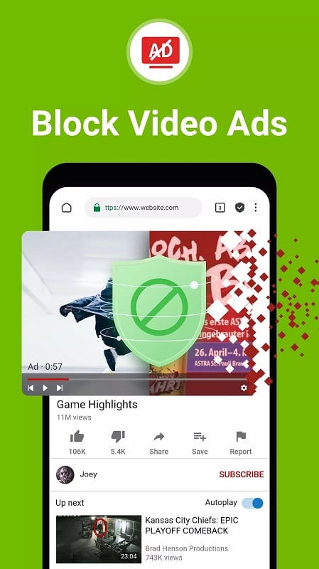 FAB Adblocker Browser: Adblock 125.1.3884 (Premium unlocked)