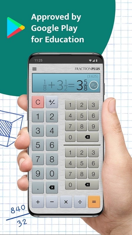 Fraction Calculator Plus 6.0.4 (Pro Unlocked)
