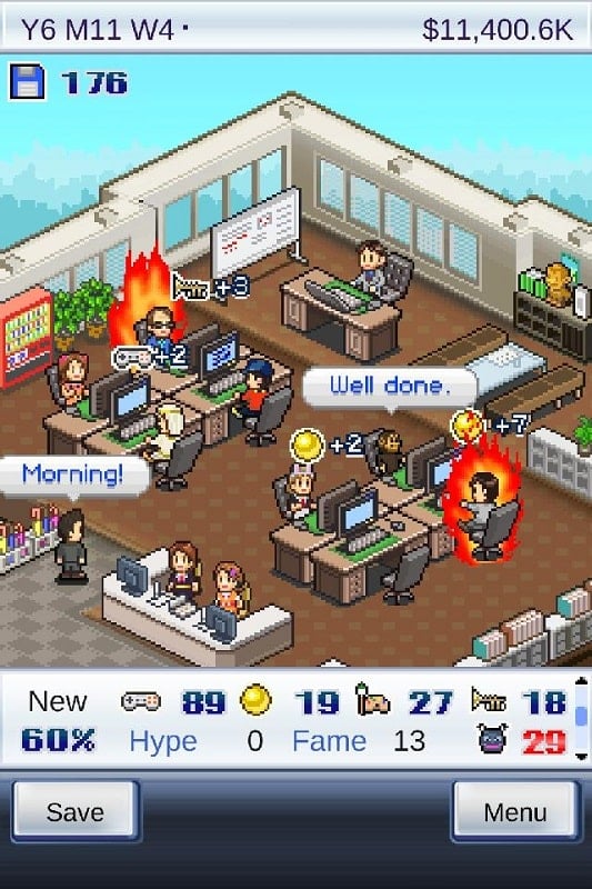 Game Dev Story 2.5.8 (Unlimited money)