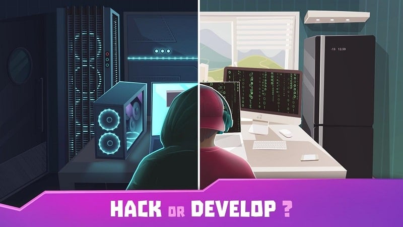 Hacker or Dev Tycoon? Tap Sim 2.5.0 (Unlimited money, unlocked)