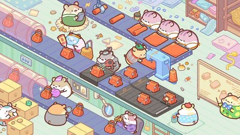 Hamster Bag Factory: Tycoon 1.5.9 (Menu/Unlimited Currency)