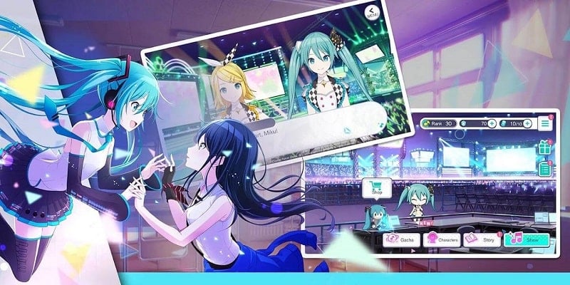 HATSUNE MIKU: COLORFUL STAGE! 3.5.0 (Menu, No damage/Auto dance)