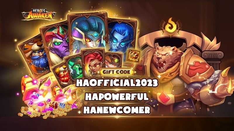 Heroes Awaken 1.24.0 (Menu/God mode/Damage/Defense Multiplier)