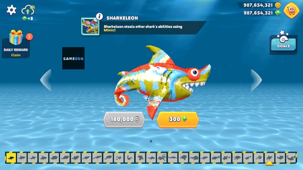 Hungry Shark Evolution 12.8.0 (Menu, Unlimited money/Boost/God mode)