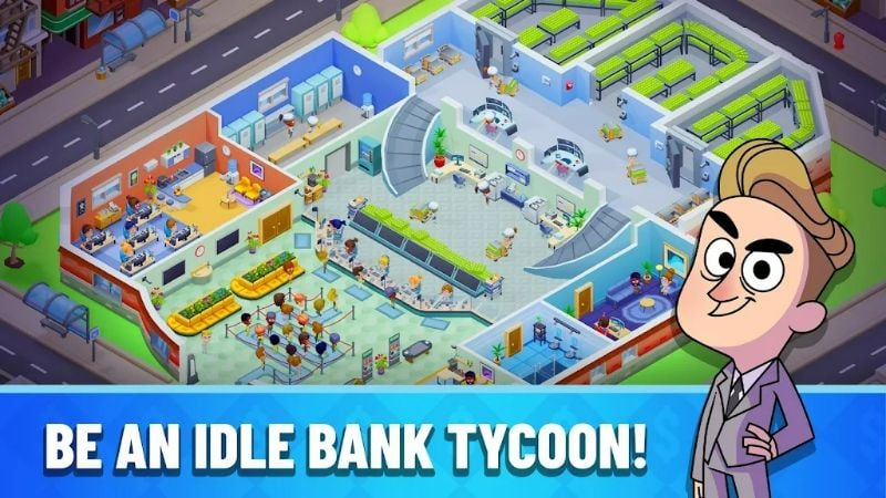 Idle Bank Tycoon 1.55.1 (Unlimited money)