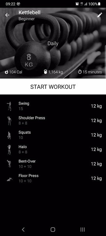 Kettlebell Home Workout 3.06 (Unlocked Premium)