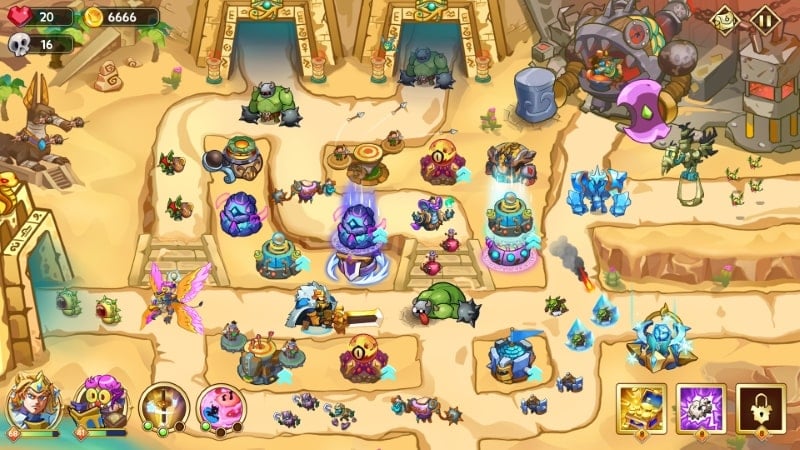 King of Defense 5 1.0.64 (Menu/Godmode/Damage Multiplier,Defense/Attack Speed/Unlimited Gold/Health,Stones,Gems/Unlock-all Heroes,all Towers/Add Exp To All Heroes, Hero Exp Buff Always On/Override All Stage Stars/Removed Ads)