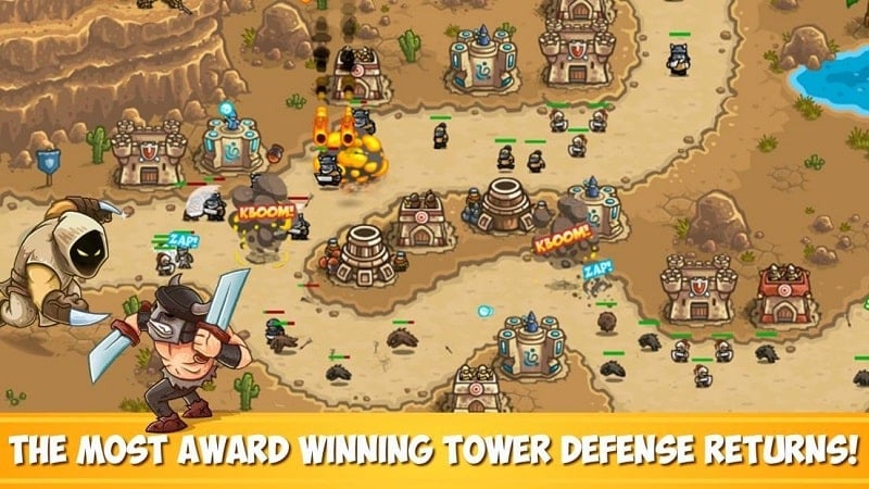 Kingdom Rush Frontiers 6.2.00 (Unlimited money, unlocked)