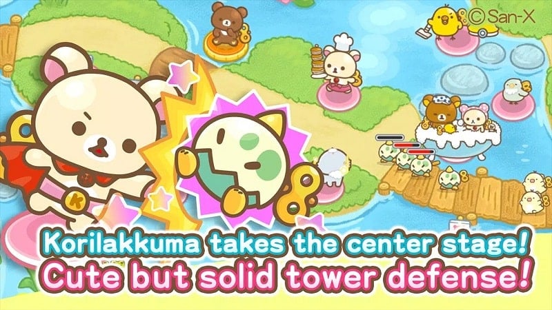 Korilakkuma Tower Defense 6.3.2 (Menu/Damage Multiplier/Free Build Tower)