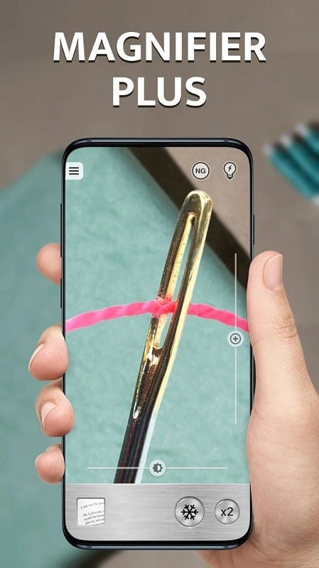 Magnifier Plus with Flashlight 4.8.7r (Premium Unlocked)