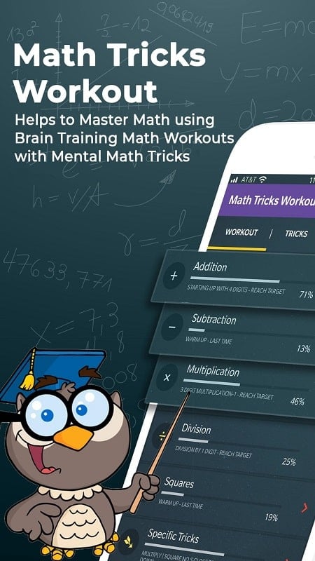 Math Tricks Workout 2.6.9 (Unlocked Pro)