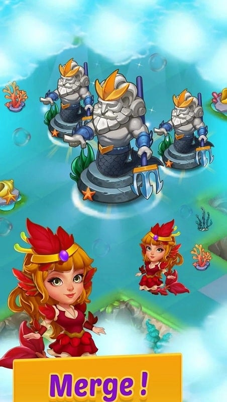 Merge Mermaids 3.40.0 (Unlimited money)