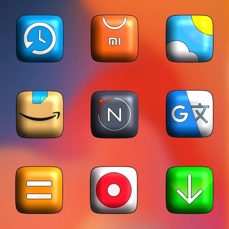 MIUl 3D – Icon Pack 7.5 (N/A)