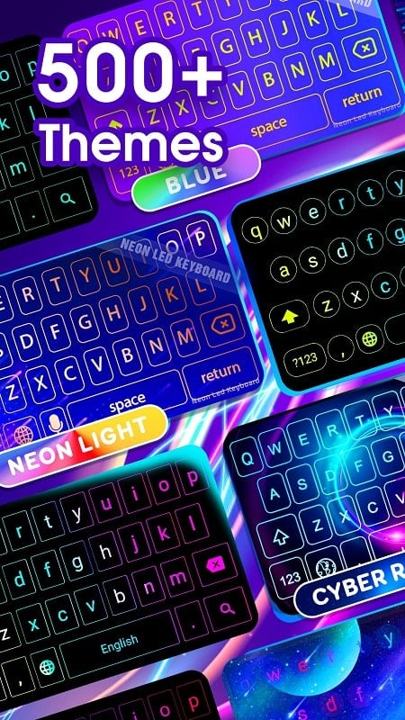 Neon LED Keyboard 3.7.7 (Premium unlocked)