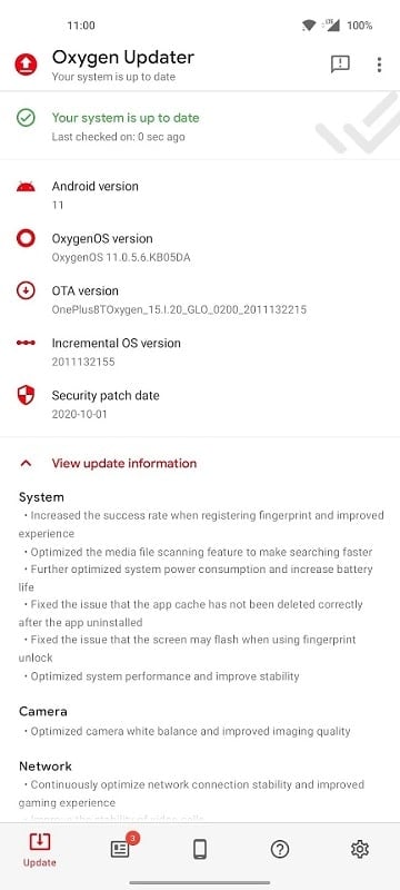 Oxygen Updater 6.6.0 (No ads)