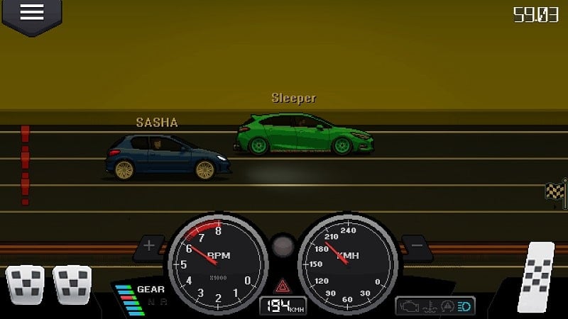 Pixel Car Racer 1.2.5 (Unlimited Money)