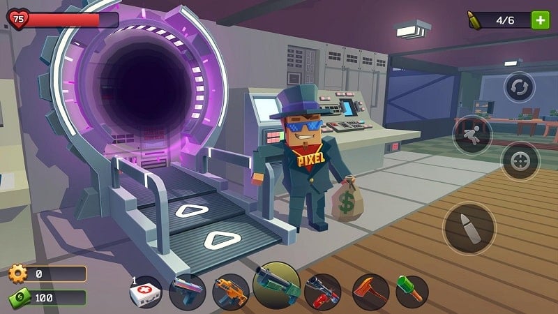 Pixel Combat 5.7.16 (MEGAMOD/Unlimited money, ammo, god mode)