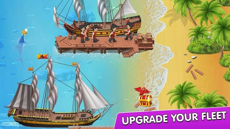 Pocket Ships Tap Tycoon 1.4.2 (Free Upgrade)