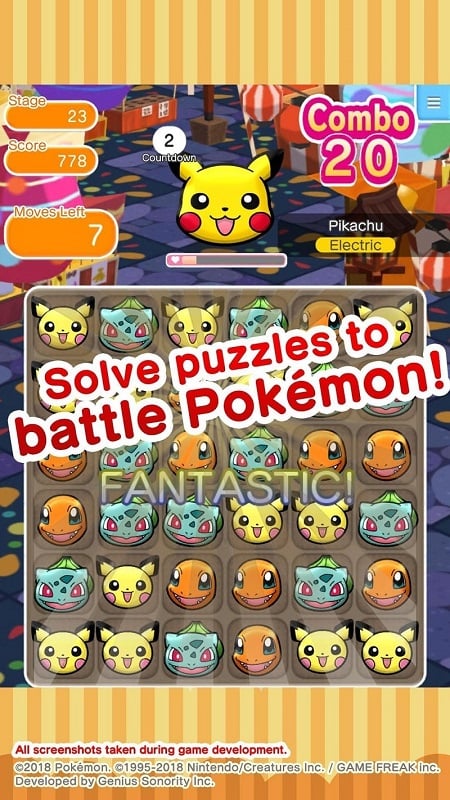 PokÃ©mon Shuffle Mobile 1.16.0 (Menu, High Damage/Reward/Moves)