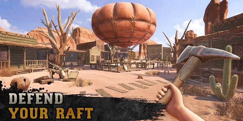 Raft Survival: Desert Nomad 0.35.15 (Unlimited money, witch, onehit)