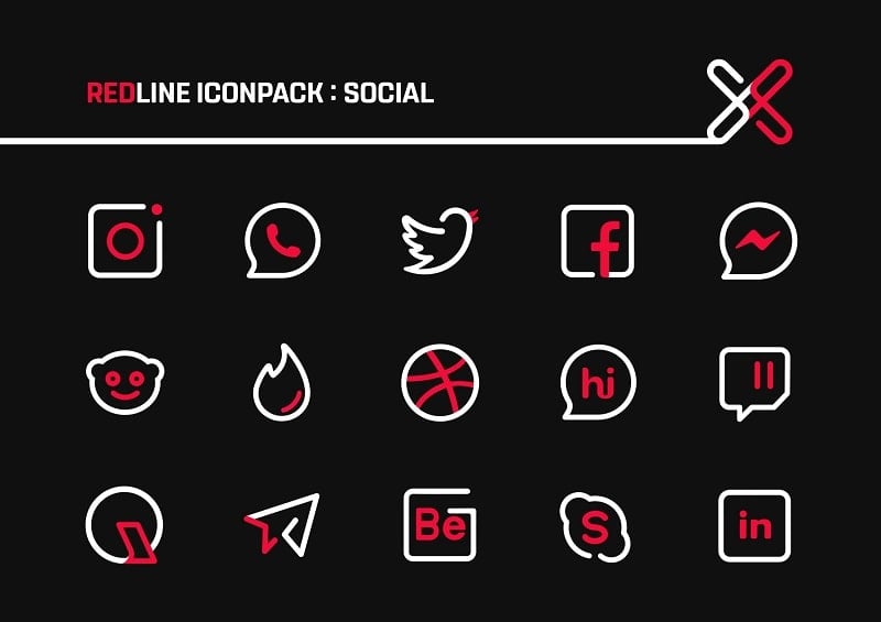 RedLine Icon Pack 6.4 (N/A)
