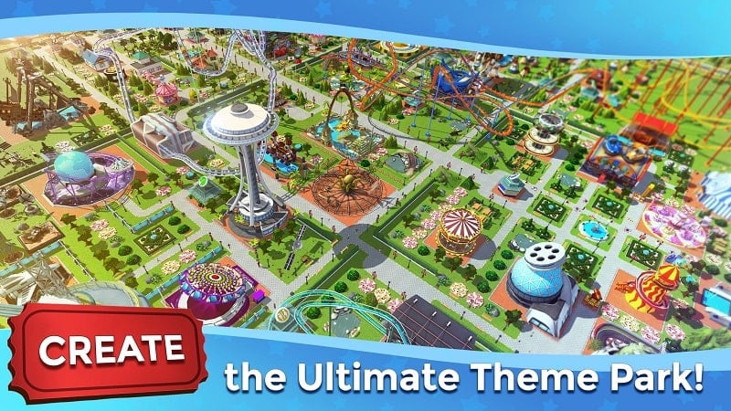 RollerCoaster Tycoon Touch 3.43.1 (Unlimited money)