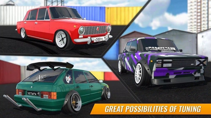 Russian Car Drift 1.9.68 (Unlimited money)