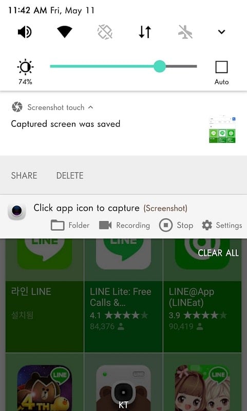 Screenshot touch 2.5.2 (Premium Unlocked)