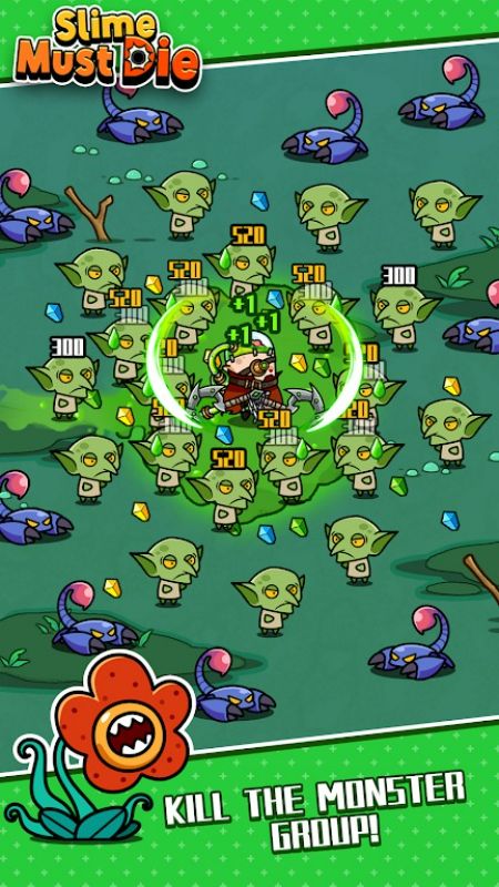Slime Must Die 2.0.1 (Menu, Unlimited money/Damage multiplier/God mode)