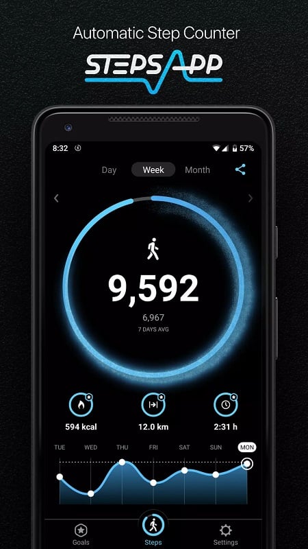 StepsApp Pedometer & Step Counter 6.0.11 (Unlocked Pro)