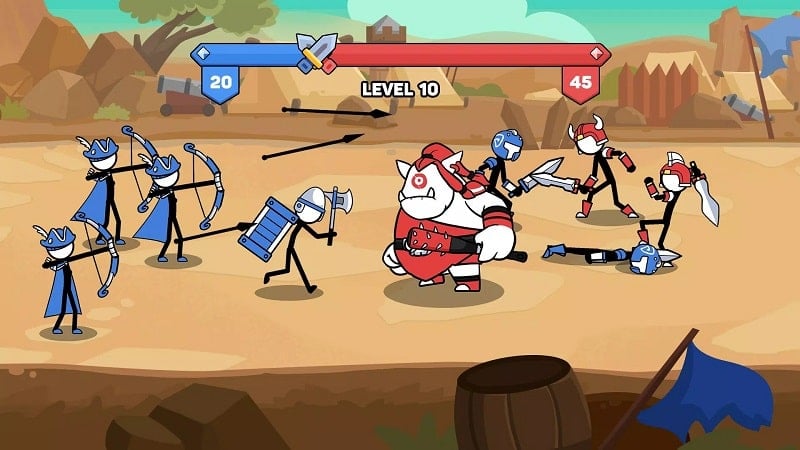 Stick Combat: Battle Simulator 0.6.2 (Unlimited money/Unlocked VIP)