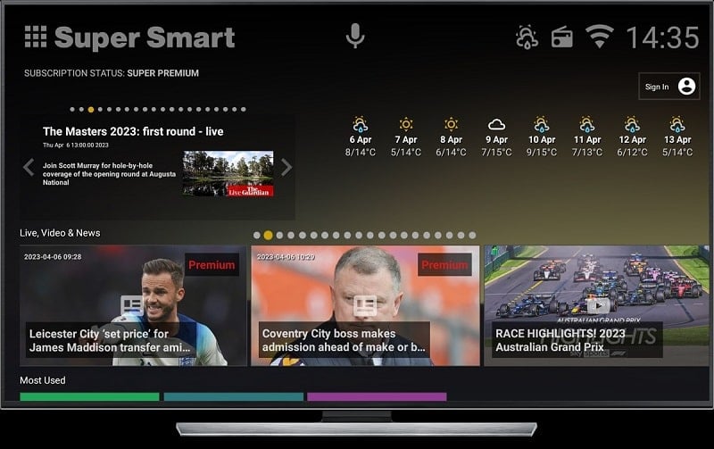 Super Smart TV Launcher 3.18.5 (Premium Unlocked)
