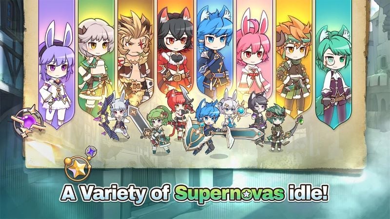 Supernova Idle 1.0.6 (Menu/God mode/Damage/Defense Multiplier)
