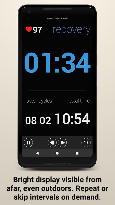 Tabata Timer and HIIT Timer 3.1.1 (Pro Unlocked)